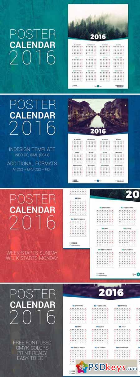 Poster Calendar 2016 335003