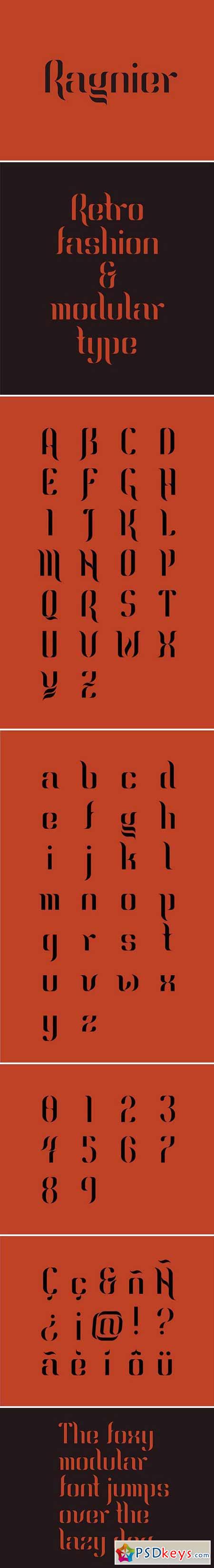 Ragnier typeface