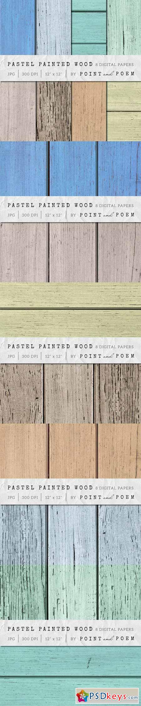 Wood Texture - Painted Pastel Wood 107708