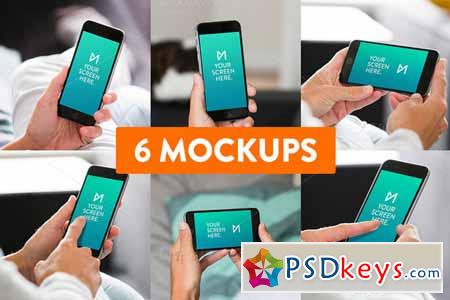 6-Pack iPhone 6 Mockups 335325