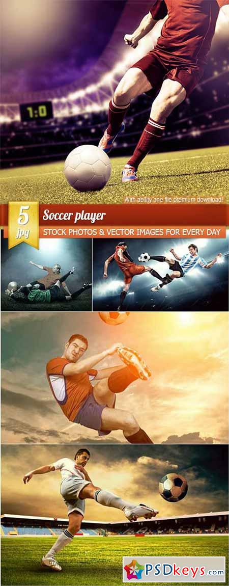 Soccer player, 5 x UHQ JPEG