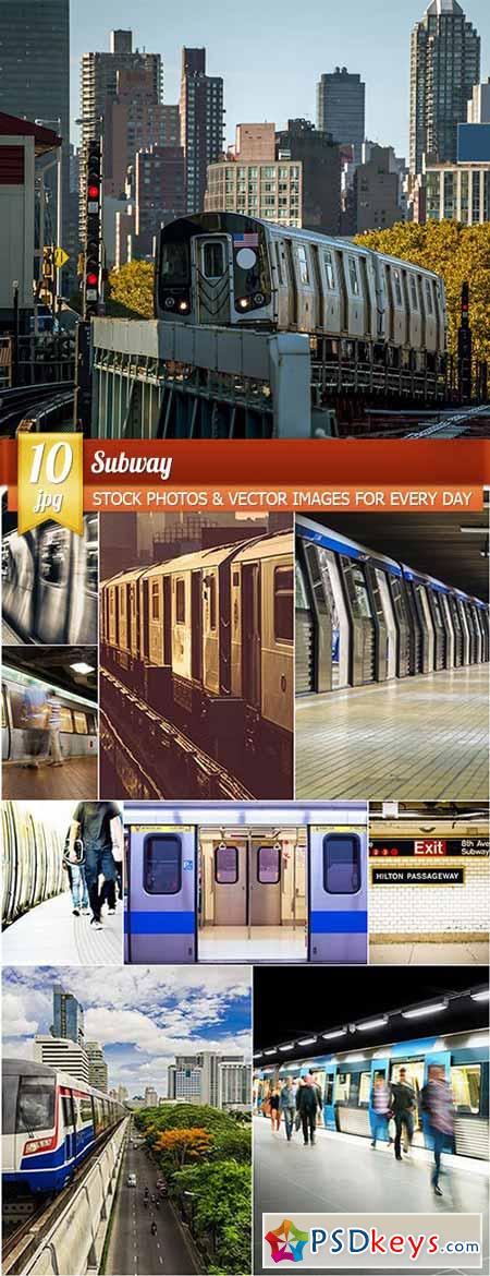 Subway, 10 x UHQ JPEG