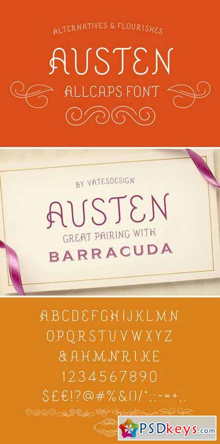 Austen Display Font 338717