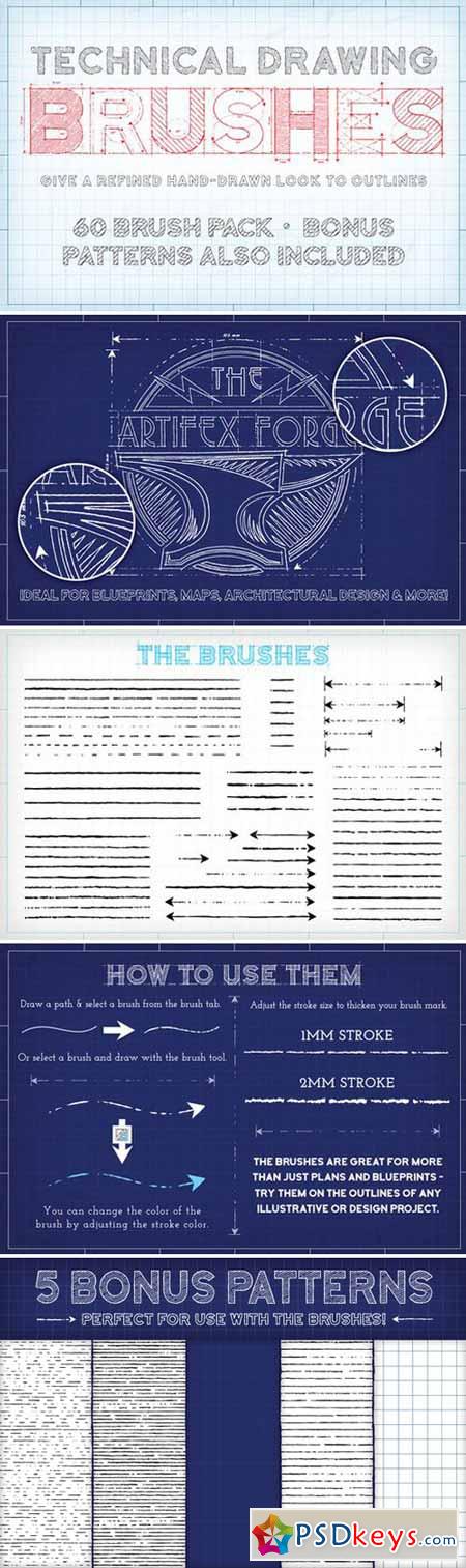 Technical Drawing Brushes 287279