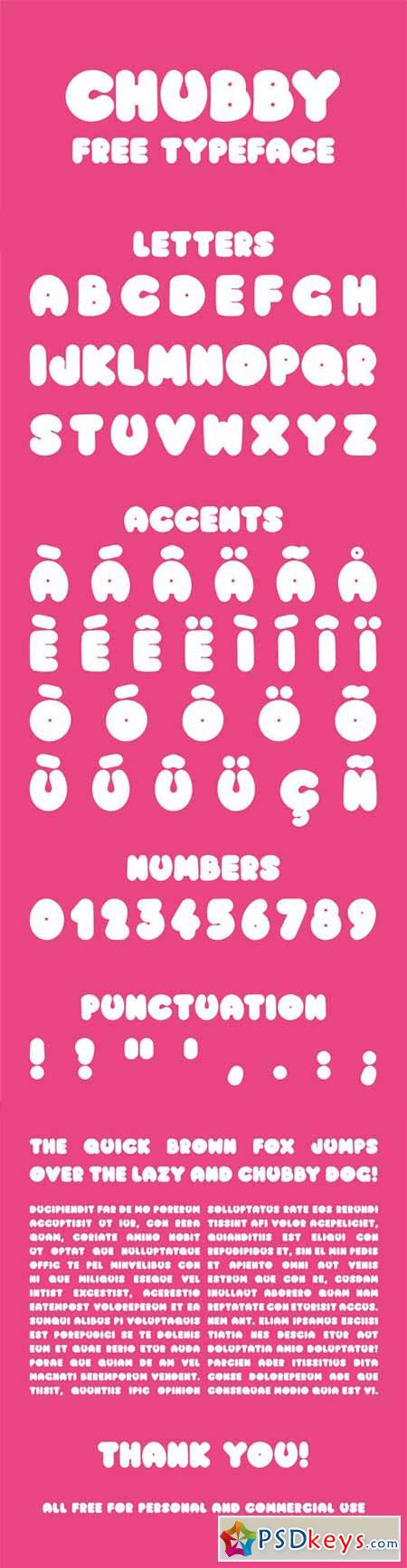 Chubby Funny Font