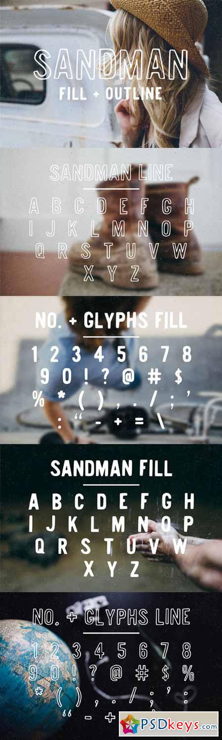 Sandman - Fill and Outline 83489