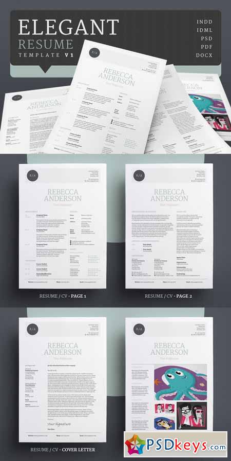 Elegant Resume CV V1 342003