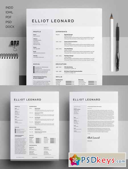 Resume CV - Elliot 232815