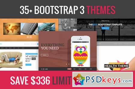35+ Bootstrap 3 themes deal 171104