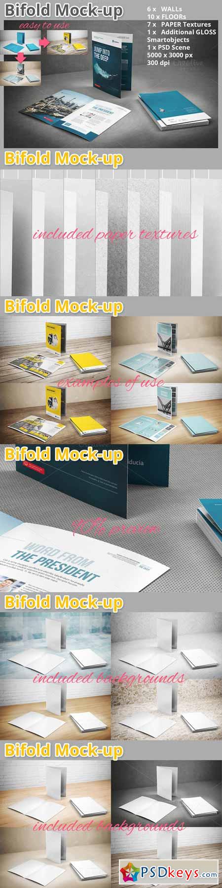 Bifold Brochure Mockup 345209