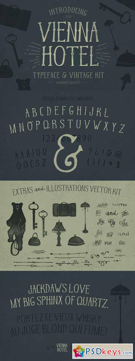 Vienna Hotel – Handmade Typeface 204959
