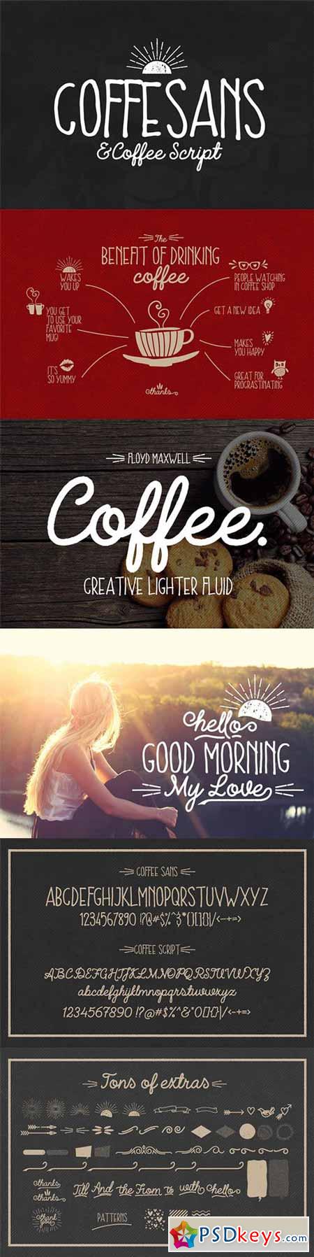 Coffee Font + Extras 346809