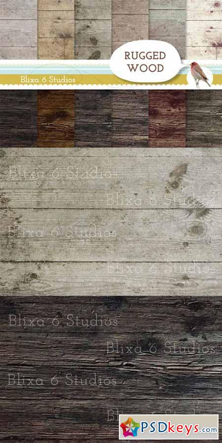 Rugged Wood Textures 16499