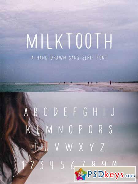 Milktooth Font 191402