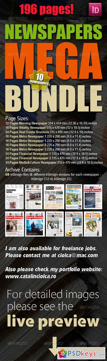 10 Newspapers Mega Bundle 6428904
