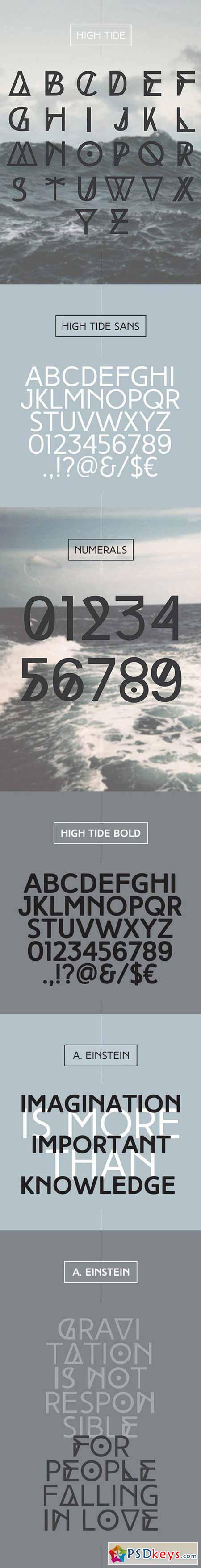 High Tide Fonts