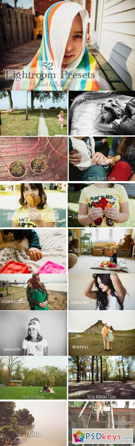 52 Lightroom Presets Bundle 332310