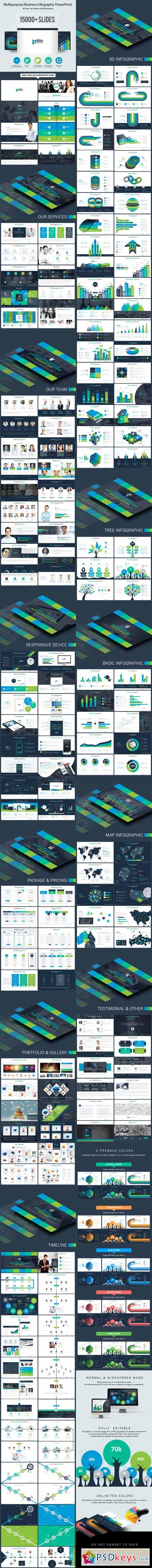 Multipurpose Business Infographic PowerPoint 10571240