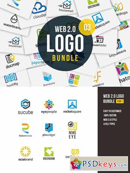 Web 2.0 Logo Bundle Vol. 03 8121