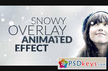 Snowy Animated Overlay in Photoshop 343991