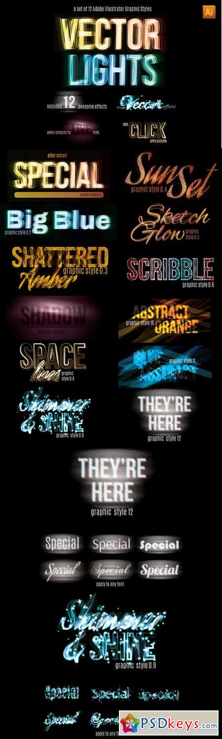 Vector Light Effect Graphic Styles 352652