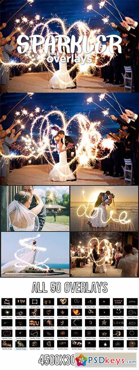 Sparkler Overlays 352836