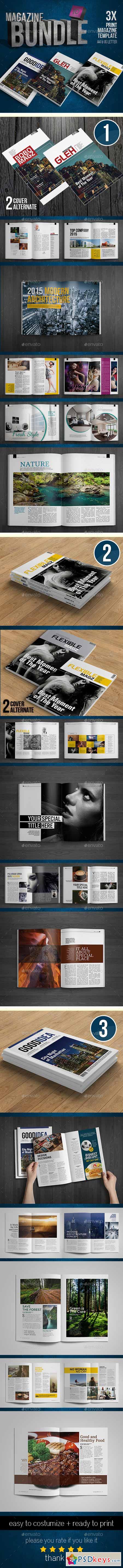 Indesign Magazine Bundle 12617555