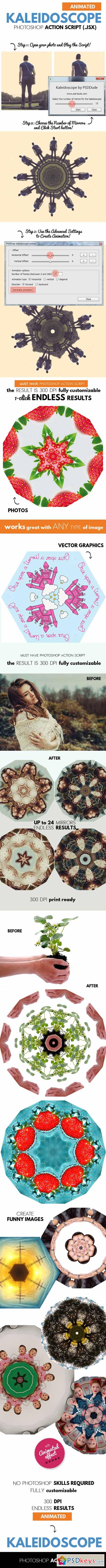 Animated Kaleidoscope Photoshop Tool 12650952