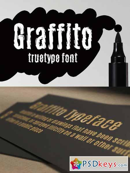 Graffito TrueType Font 184500