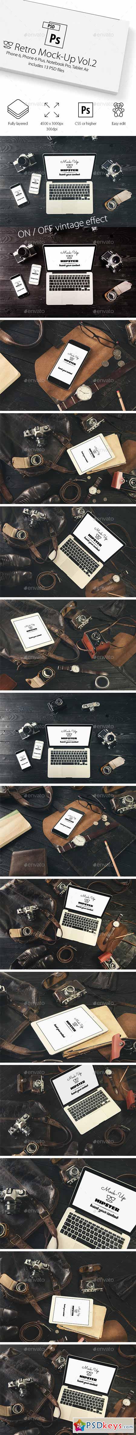 13 Devices Hipster Mock-Ups Vol.2 12592666