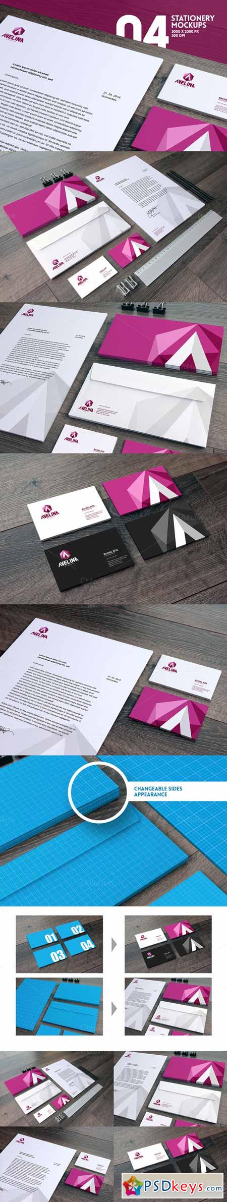 Home Office Stationery Mockups 363387