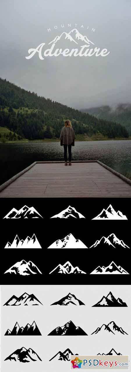 Mountain Shapes For Logos Vol 4 151529