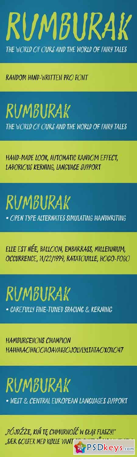 Rumburak Font 13365