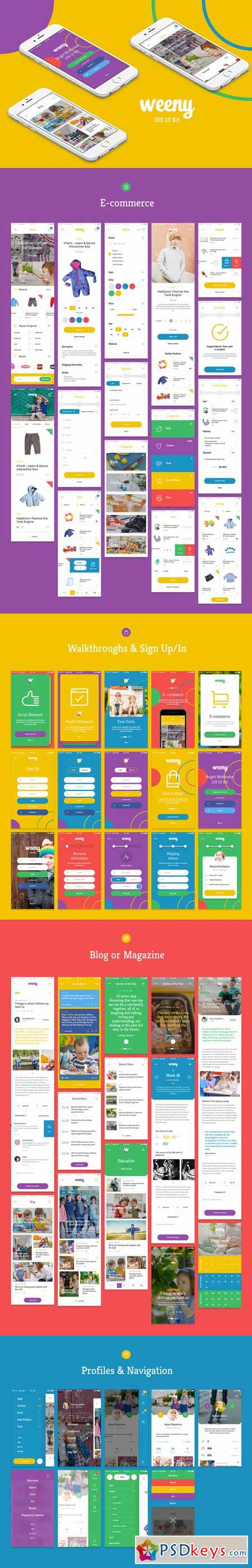 Weeny iOS UI Kit 323388