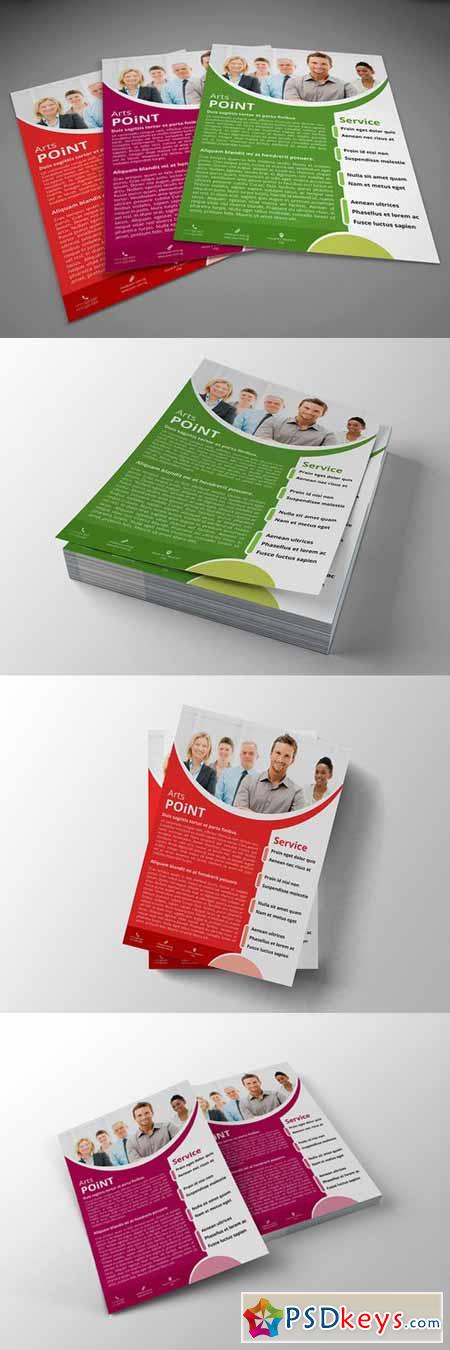 A4 Corporate Business Flyer 365595