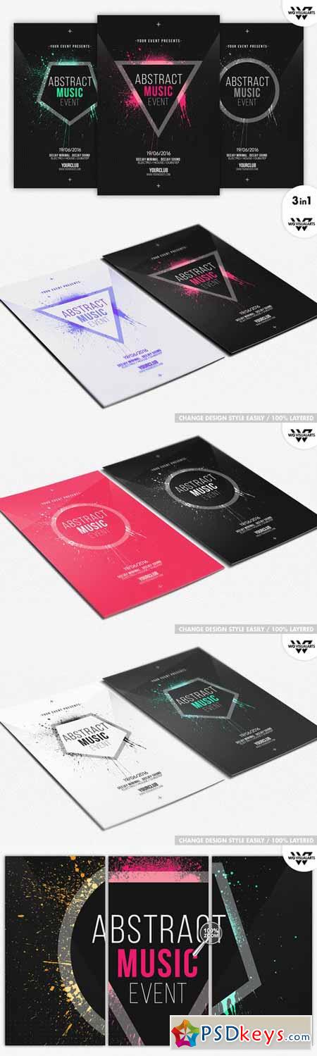 MINIMAL ABSTRACT Flyer Template 364175