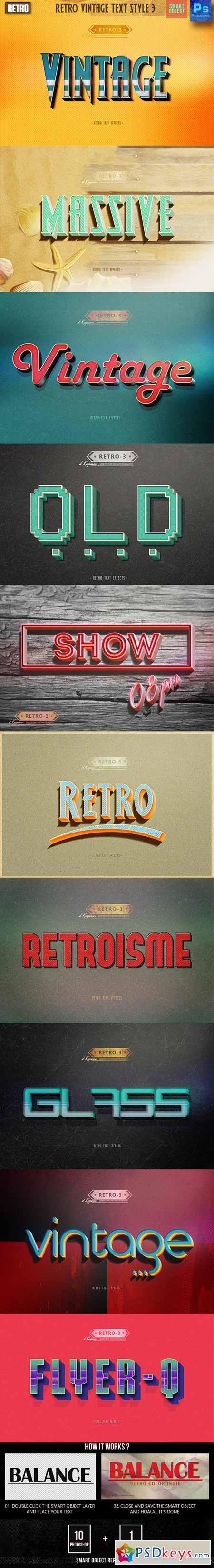 Retro Vintage Text Style 3 12851979