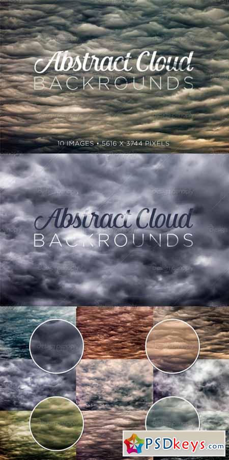 Abstract Cloud Backgrounds Volume 1