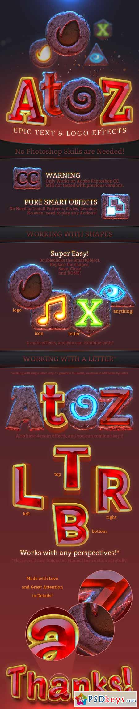 AtoZ Epic Text & Logo Effect 12811271