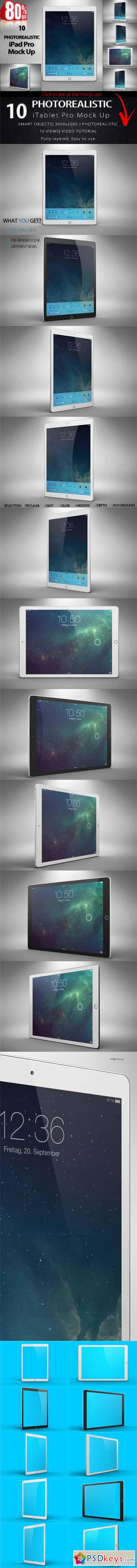 BUNDLE New iPad Pro Mock Up 374764