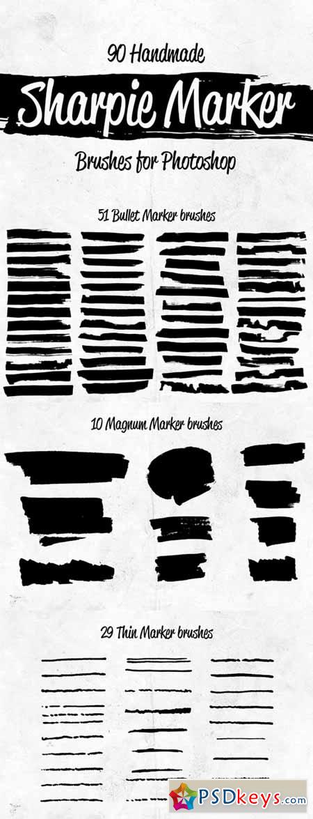 90 Sharpie Marker Brushes for PS 375758