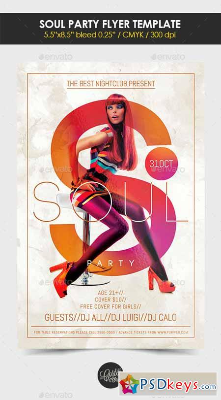 Soul Party Flyer Template 12796260