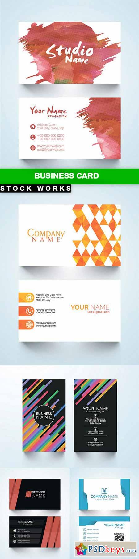Business card - 5 EPS