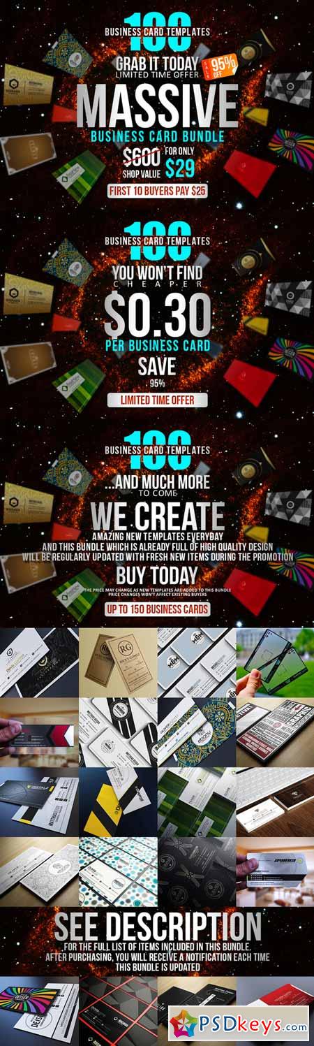 100 Massive Business Card Bundle 358558