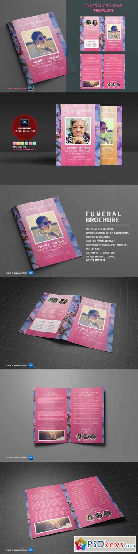 Funeral Program Template vol01 364812