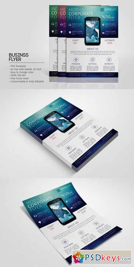 Mobile Promotion Flyer Template 366597