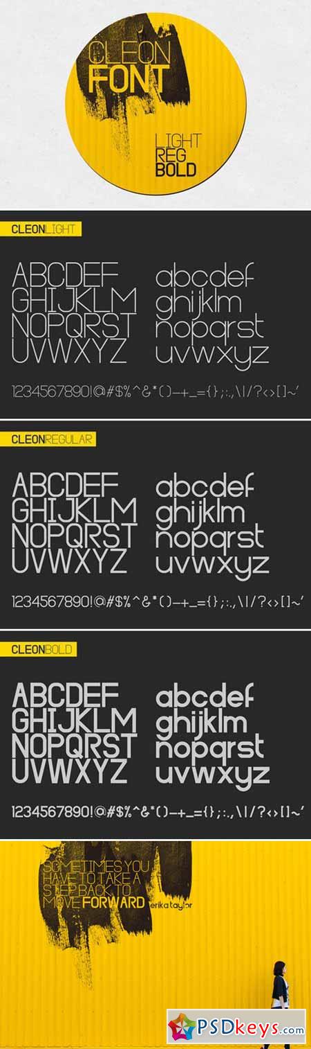 Cleon Font Family 383622