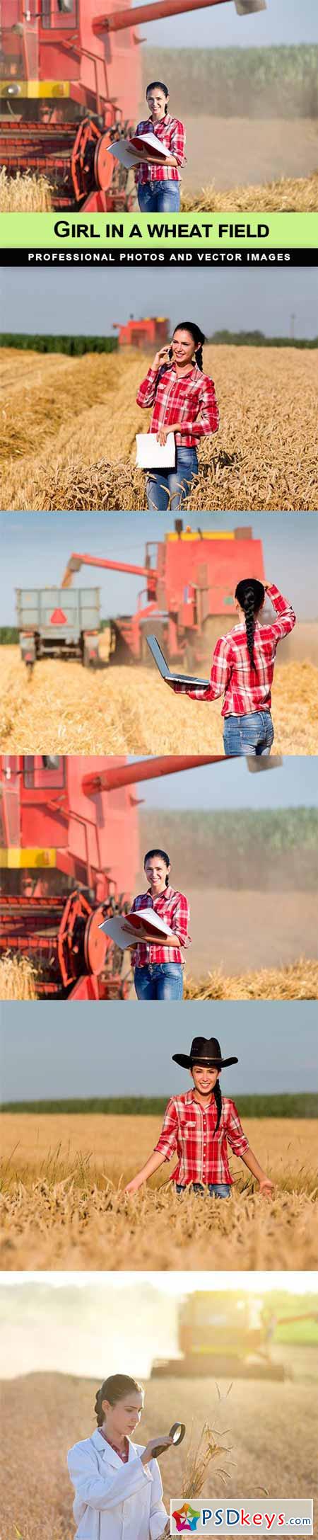 Girl in a wheat field - 5 UHQ JPEG