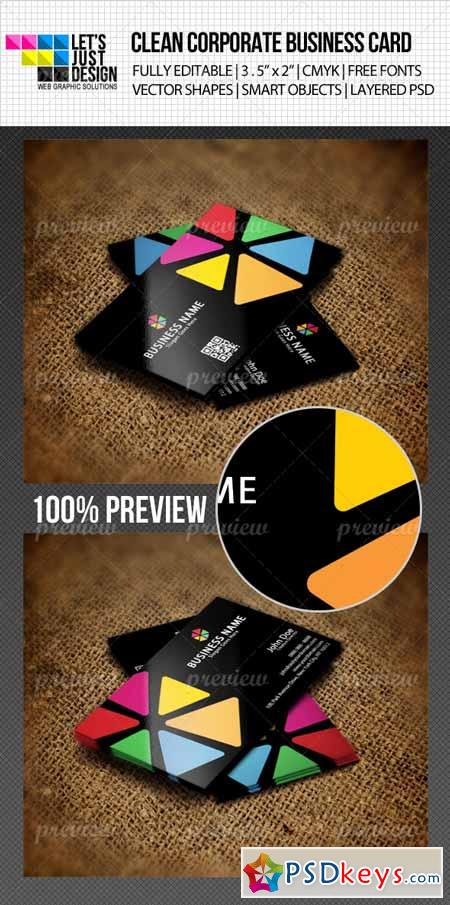 Colorful Creative Business Card 1892