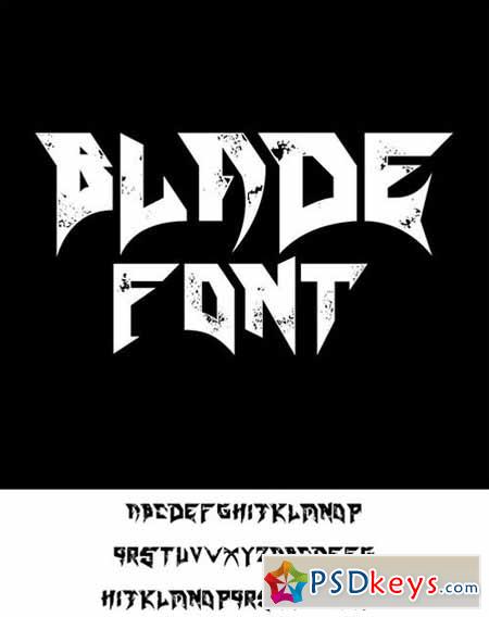 Blade Font